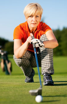 Women with a winning psychology in golf