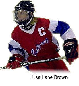 Lisa Lane Brown Playing Ringette